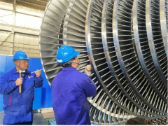 中核玉门100MW光热发电项目汽轮机、熔盐储能电加热器设备出厂发货